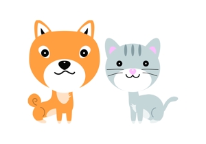 百田 (EizoHyakuta)さんのペットサイトの犬猫キャラクターデザインへの提案