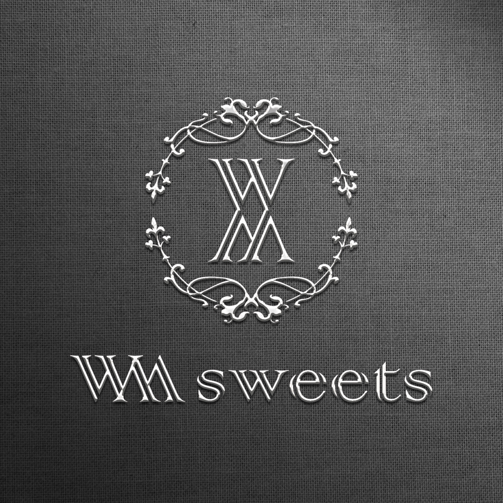 Sweets shop「WM sweets」のロゴデザイン