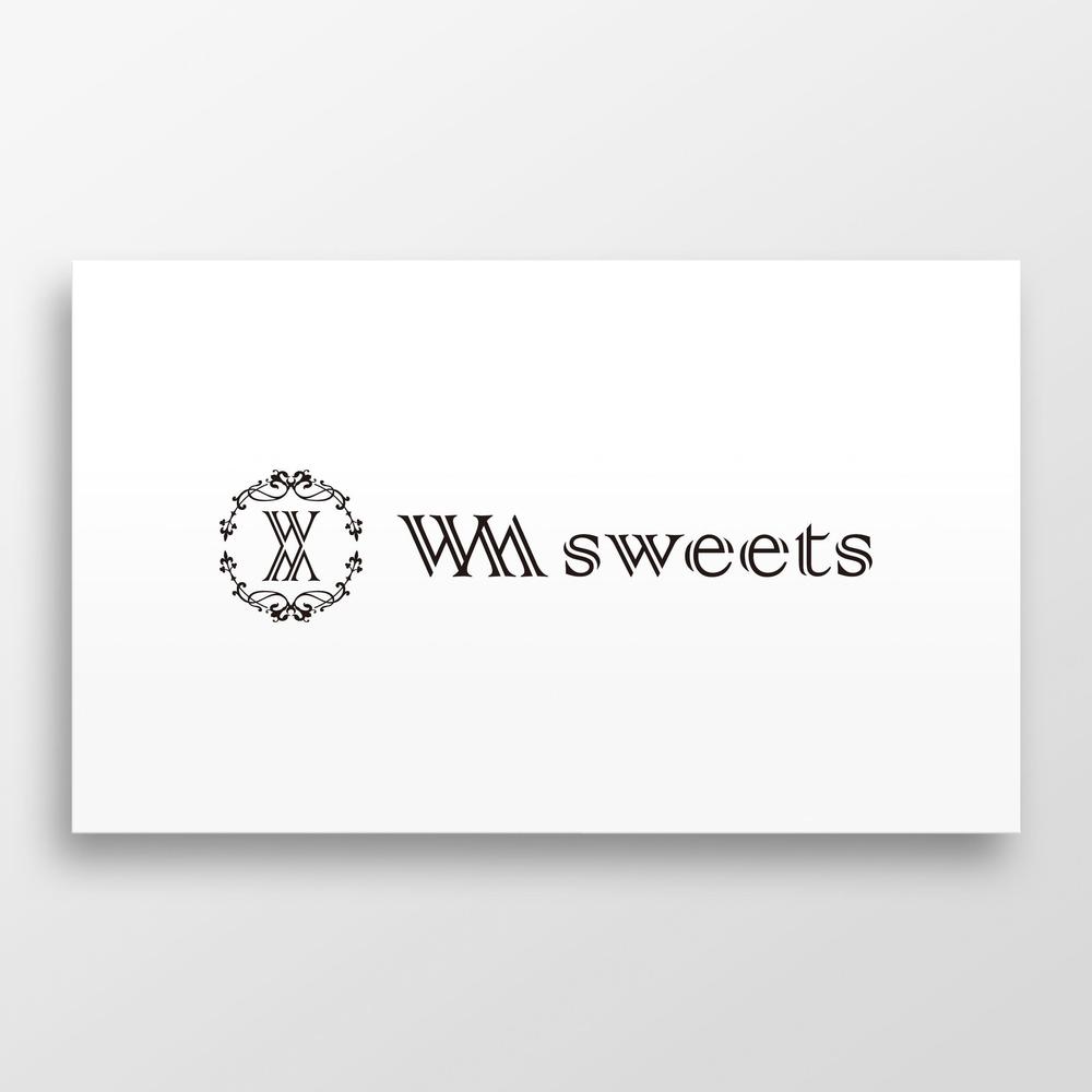 Sweets shop「WM sweets」のロゴデザイン