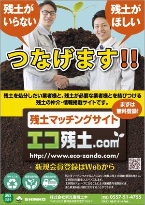 水落ゆうこ (yuyupichi)さんの新規ＨＰサイト　ECO残土.COM　ダイレクトメールの作成への提案