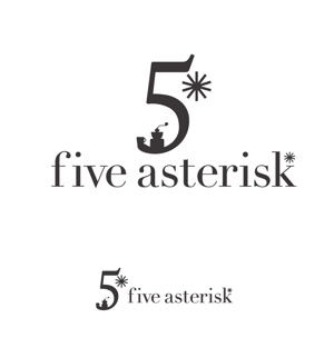 郷山志太 (theta1227)さんのロースターカフェ「fiveasterisk」のロゴへの提案