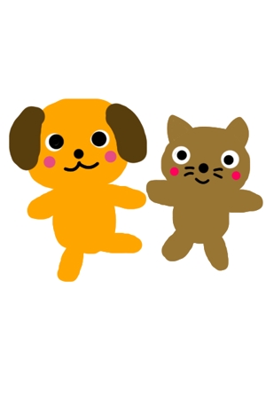 miia (miia)さんのペットサイトの犬猫キャラクターデザインへの提案
