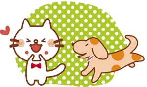 kirakira007さんのペットサイトの犬猫キャラクターデザインへの提案