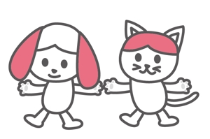 mi_ki ()さんのペットサイトの犬猫キャラクターデザインへの提案