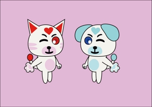 masakazu777さんのペットサイトの犬猫キャラクターデザインへの提案