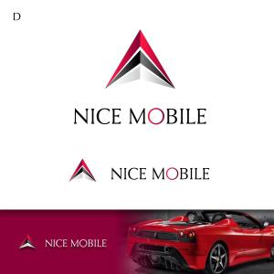 dscltyさんの【新規事業】高級外車 取扱い専門店「NICE MOBILE」のロゴマークへの提案