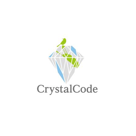 horieyutaka1 (horieyutaka1)さんの社名「CrystalCode」のロゴマーク制作への提案