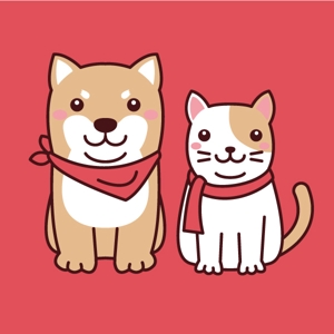 植村 晃子 (pepper13)さんのペットサイトの犬猫キャラクターデザインへの提案
