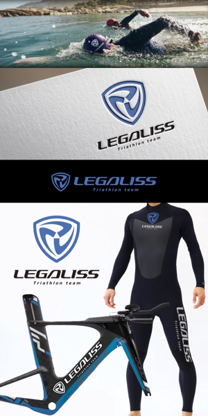 neomasu (neomasu)さんのトライアスロンチーム「LEGALISS」 (レガリス）のチームロゴ　への提案