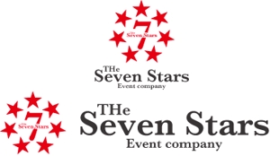 中津留　正倫 (cpo_mn)さんの７人での共同出資によるイベント会社名「The Seven Stars」のロゴへの提案
