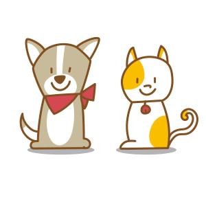 nekofuさんのペットサイトの犬猫キャラクターデザインへの提案