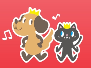 kerokoiwa (kerokoiwa1221)さんのペットサイトの犬猫キャラクターデザインへの提案