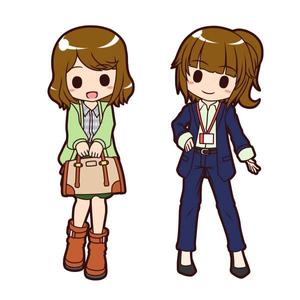 M-Ishioh (masato-ishioh)さんの求人媒体用女の子キャラクターイラストへの提案