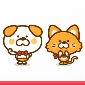 Jelly (Jelly)さんのペットサイトの犬猫キャラクターデザインへの提案