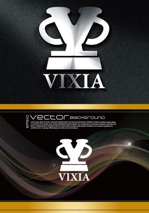  chopin（ショパン） (chopin1810liszt)さんの新しい柔道着のブランド「VIXIA」のロゴへの提案