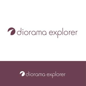 naganaka (naganaka)さんの鉄道模型を運転してジオラマを探検できる新商品「diorama explorer」のロゴへの提案