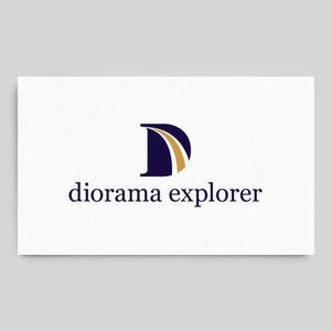 ひのとり (hinotori)さんの鉄道模型を運転してジオラマを探検できる新商品「diorama explorer」のロゴへの提案