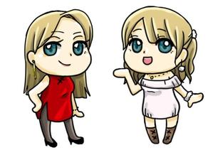 sakyon (sakyon)さんの求人媒体用女の子キャラクターイラストへの提案