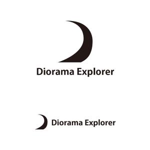 sirou (sirou)さんの鉄道模型を運転してジオラマを探検できる新商品「diorama explorer」のロゴへの提案