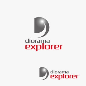 atomgra (atomgra)さんの鉄道模型を運転してジオラマを探検できる新商品「diorama explorer」のロゴへの提案
