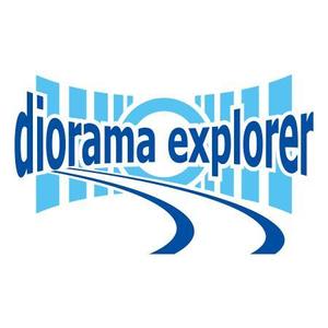 エイプリル (tjnakamura)さんの鉄道模型を運転してジオラマを探検できる新商品「diorama explorer」のロゴへの提案