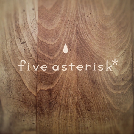sai ()さんのロースターカフェ「fiveasterisk」のロゴへの提案