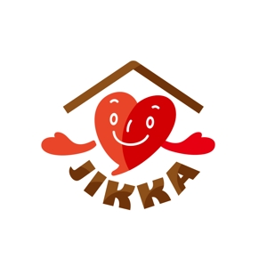tera0107 (tera0107)さんの福岡のゲストハウス「 JIKKA」のロゴ　外国人旅行者の実家的存在を目指し開業します！への提案