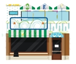 MIS Design (misa84246)さんの新規開店するカフェの外観イラストへの提案
