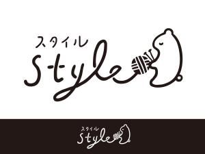 SUNA. (suna_illustration)さんの手芸用品、毛糸、布地など手作り材料とミセス向け婦人服のショップ「スタイル　style」のロゴへの提案