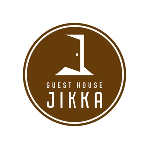 atushi_n (atsushi_nkmra)さんの福岡のゲストハウス「 JIKKA」のロゴ　外国人旅行者の実家的存在を目指し開業します！への提案