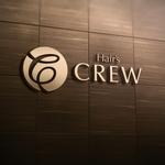 STUDIO ROGUE (maruo_marui)さんの美容室看板等　Hair's CREW のロゴへの提案