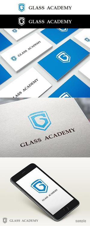 Mr-P (Mr-P)さんのガラスに関する施工技術を教えるスクール「GLASS ACADEMY」のロゴへの提案