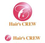 MacMagicianさんの美容室看板等　Hair's CREW のロゴへの提案