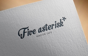 Aihyara (aihyara)さんのロースターカフェ「fiveasterisk」のロゴへの提案