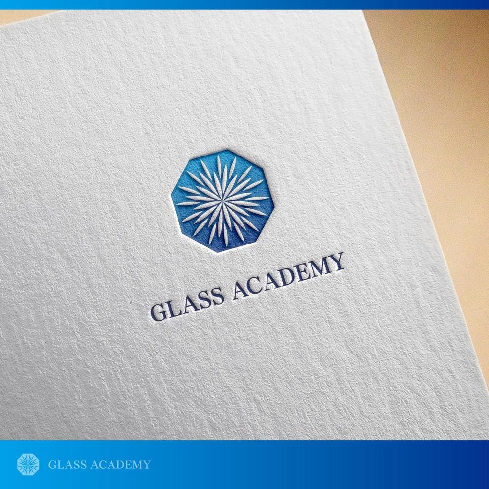 ガラスに関する施工技術を教えるスクール「GLASS ACADEMY」のロゴ