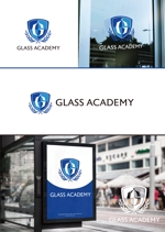 forever (Doing1248)さんのガラスに関する施工技術を教えるスクール「GLASS ACADEMY」のロゴへの提案