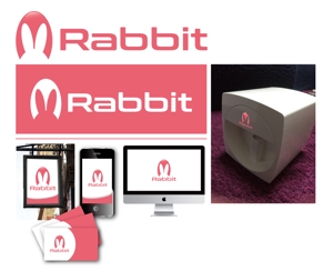 King_J (king_j)さんのAUTO NAIL から新商品のネイルプリンター　Rabbit  のロゴへの提案