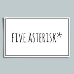 カタチデザイン (katachidesign)さんのロースターカフェ「fiveasterisk」のロゴへの提案