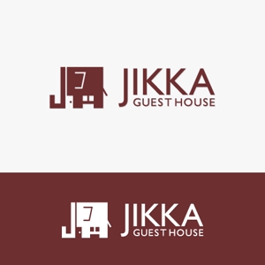 eiasky (skyktm)さんの福岡のゲストハウス「 JIKKA」のロゴ　外国人旅行者の実家的存在を目指し開業します！への提案