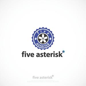 HABAKIdesign (hirokiabe58)さんのロースターカフェ「fiveasterisk」のロゴへの提案