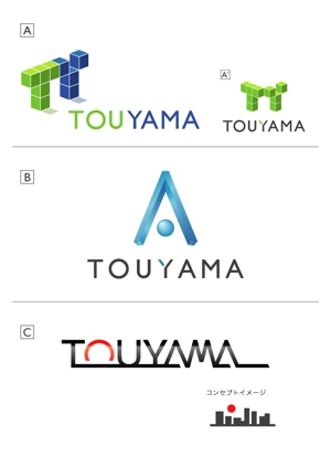 takamatsuさんの個人経営建築会社社名ロゴ作成への提案