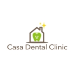 yellow_frog (yellow_frog)さんの歯科医院 「Casa（家という意味） Dental Clinic」の ロゴへの提案
