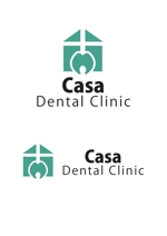 なべちゃん (YoshiakiWatanabe)さんの歯科医院 「Casa（家という意味） Dental Clinic」の ロゴへの提案