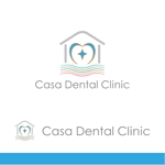 MIND SCAPE DESIGN (t-youha)さんの歯科医院 「Casa（家という意味） Dental Clinic」の ロゴへの提案