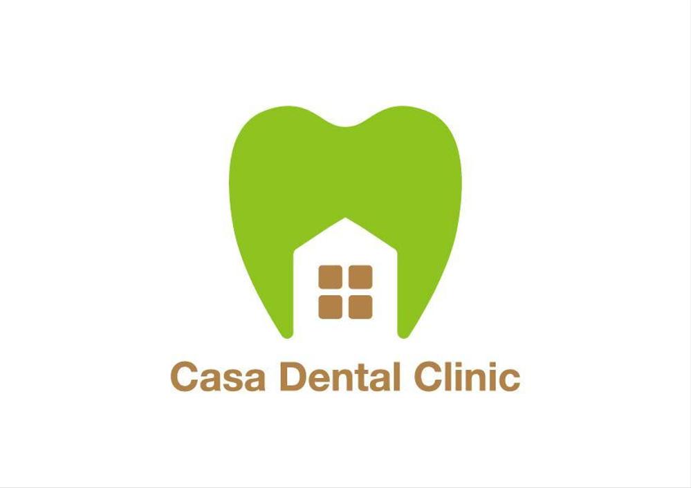 歯科医院 「Casa（家という意味） Dental Clinic」の ロゴ