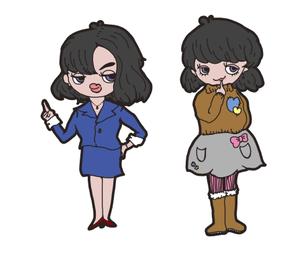 remukiさんの求人媒体用女の子キャラクターイラストへの提案