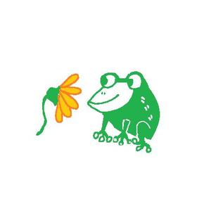 みなと ()さんのカエル＋花のイラストへの提案