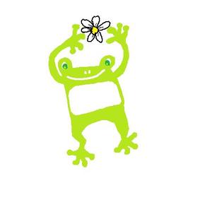みなと ()さんのカエル＋花のイラストへの提案