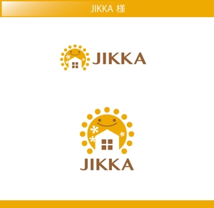 FISHERMAN (FISHERMAN)さんの福岡のゲストハウス「 JIKKA」のロゴ　外国人旅行者の実家的存在を目指し開業します！への提案
