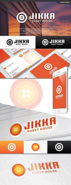 take5-design (take5-design)さんの福岡のゲストハウス「 JIKKA」のロゴ　外国人旅行者の実家的存在を目指し開業します！への提案